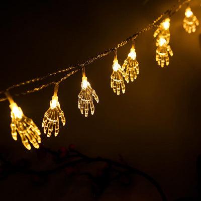 Starbones™ Solar LED Halloween Skeleton Hand Lamp String