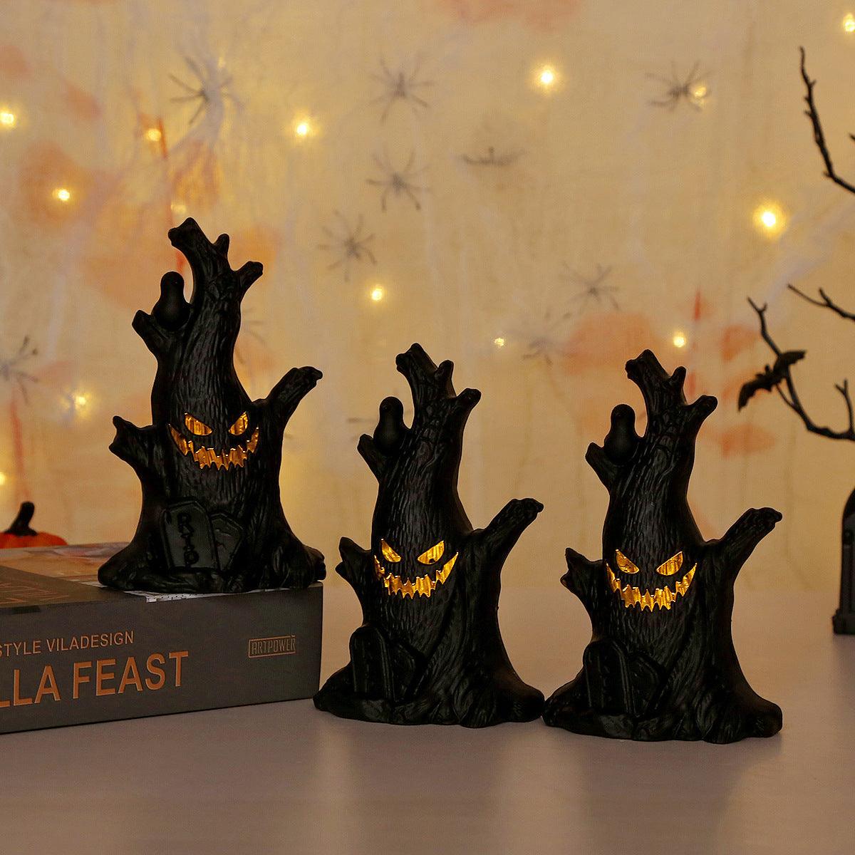 Lighteme Halloween Ghost Tree LED Lights | Set of 3