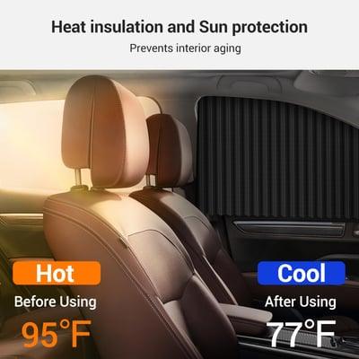 Lighteme Magnetic Car Window Sunshade 2PCS