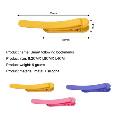 Lighteme Smart Silicone Bookmark | BUY 2 GET 1 FREE (3PCS)