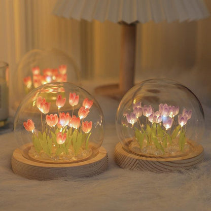 Lighteme Handmade Tulip Night Light Kit Perfect for valentines gift with gift box