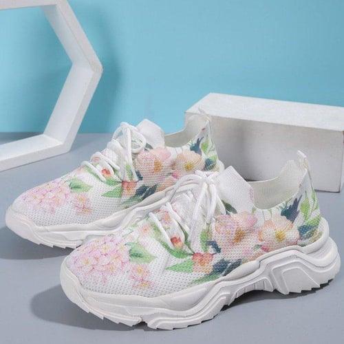 Lighteme Floral Print Sneakers