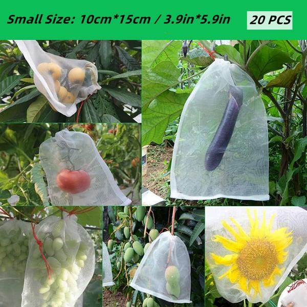 Lighteme Insect-Proof Mesh Bag for Fruit & Vegetable Protection | Set of 20PCS