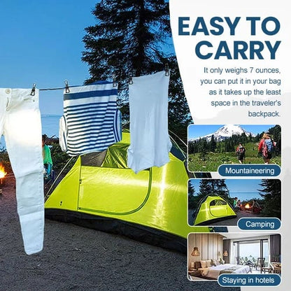 Lighteme Portable Clothesline for Camping(2PCS)