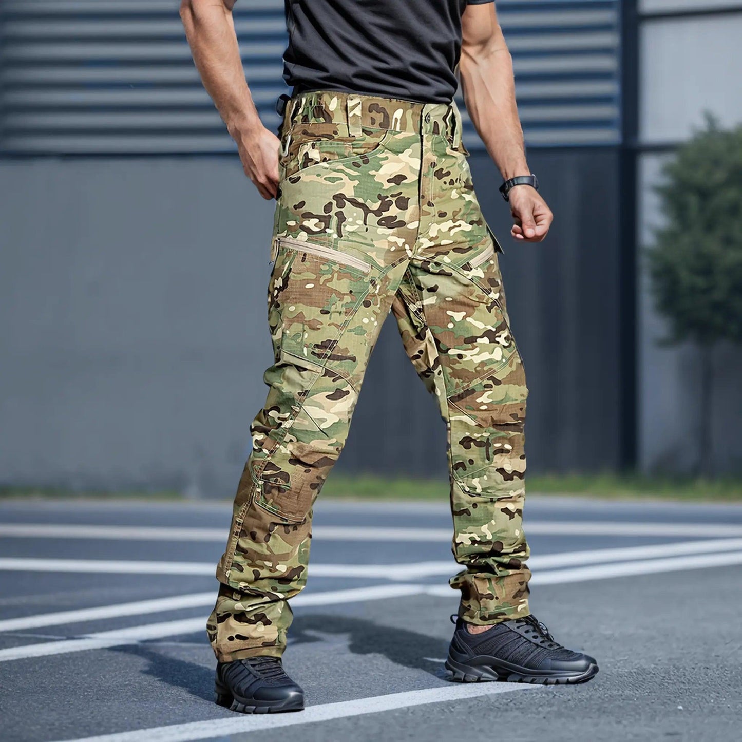 Lighteme Men's Multicam Pants Urban Pro Stretch Tactical Pants