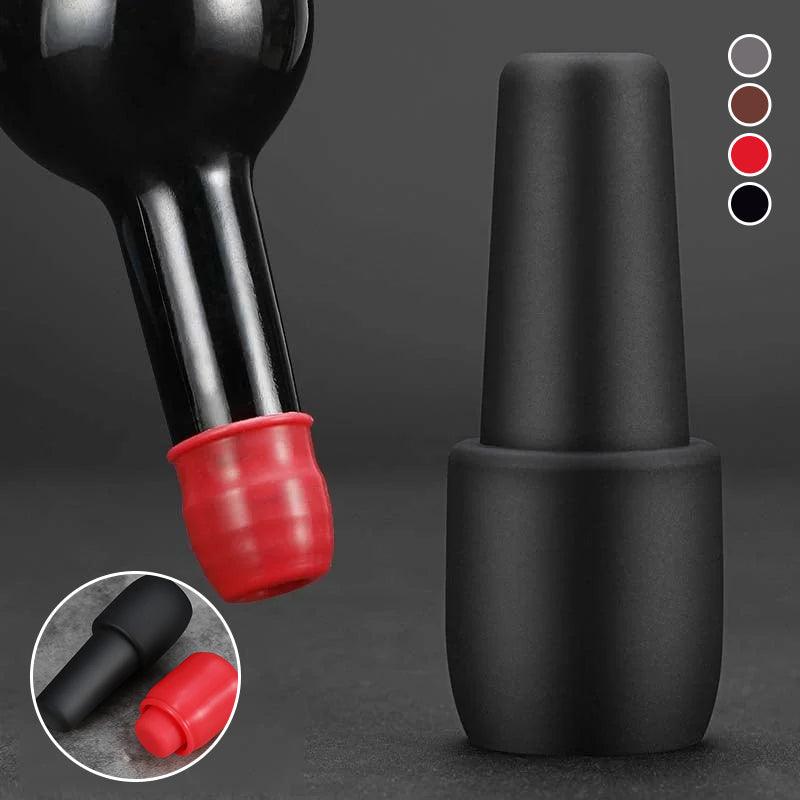 Lighteme Silicone Wine & Champagne Bottle Stoppers | Set of 10 PCS