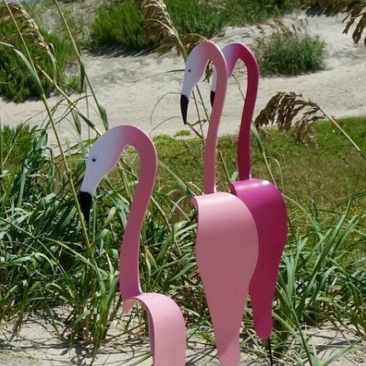 Lighteme 1+1 Free | Twisting flamingo Garden decoration