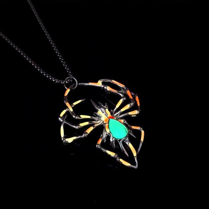 Lighteme Halloween Luminous Spider Necklace