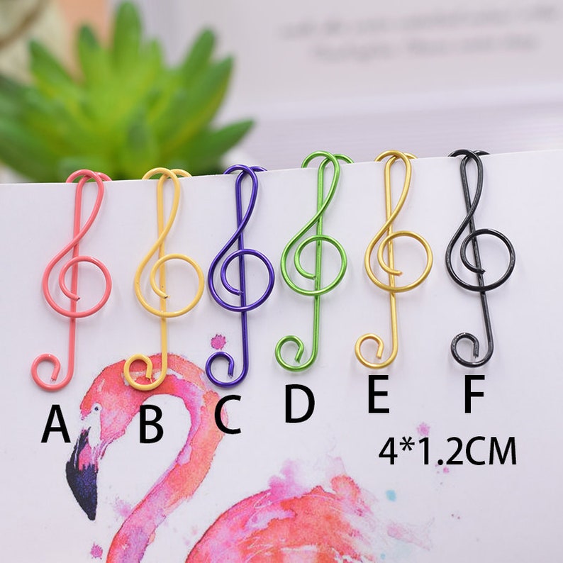 Lighteme Musical Note Paper Clips | Set Of 100