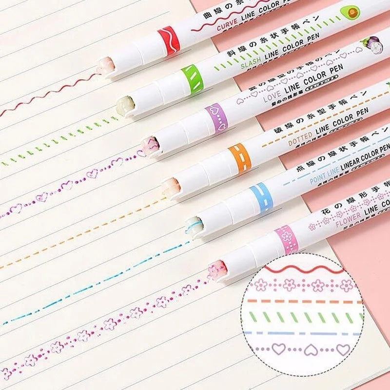 Lighteme Curve Highlighter Pens Set of 6