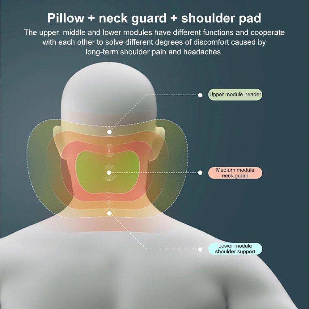 Lighteme Cervical and Lumbar Car Pillow