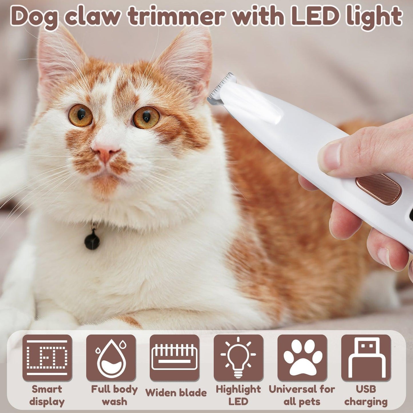 Lighteme 1 + 1 FREE | LED hair clippers for pets