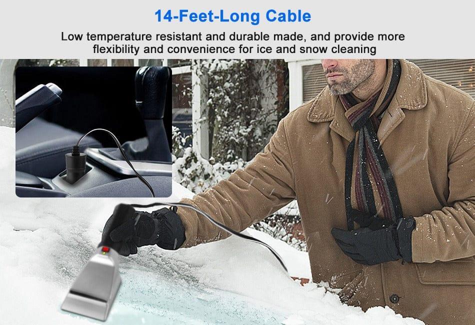 Lighteme Car Scraper 12V car heated electric windshield ice scraper snow melter removal