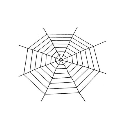 Lighteme Giant Halloween Spider Web