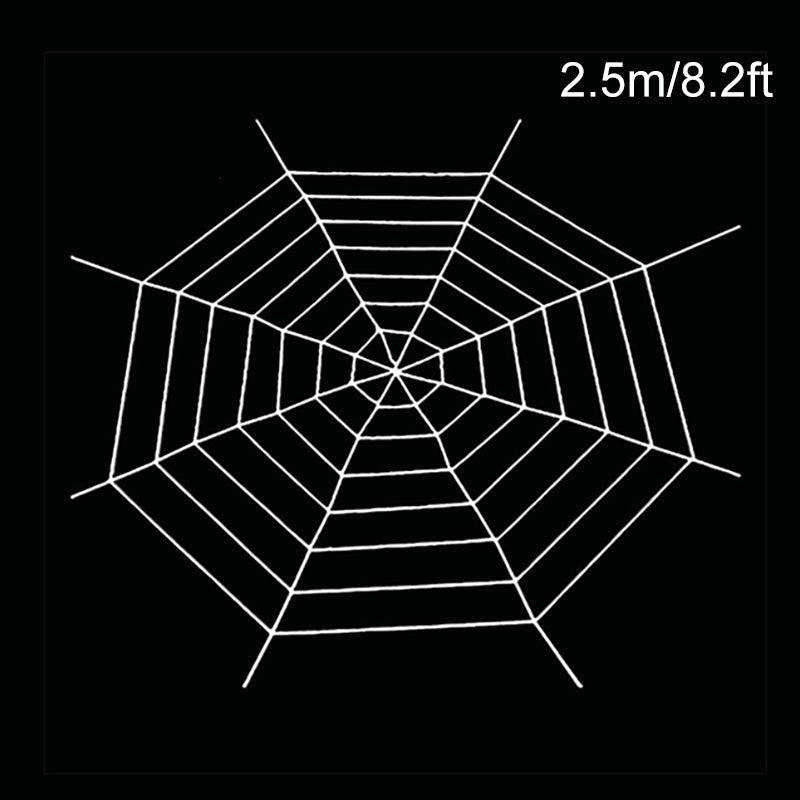 Lighteme Giant Halloween Spider Web