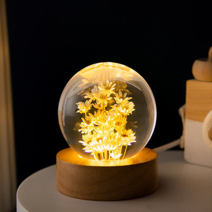 Lighteme Mini Crystal Ball Night Light