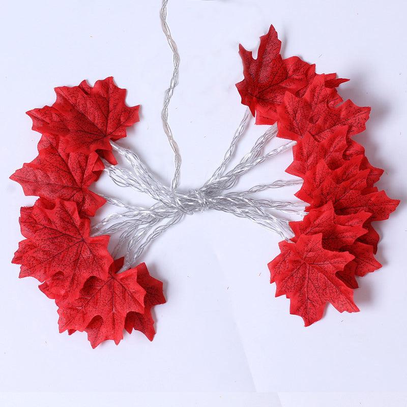 Lighteme Halloween Maple Leaf LED Light String