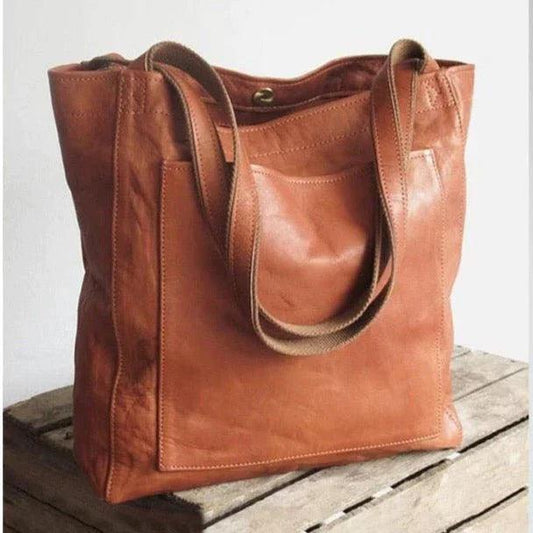 Lighteme Leather shoulder bag