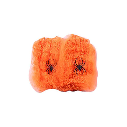 Lighteme Halloween Super Stretch Spider Web