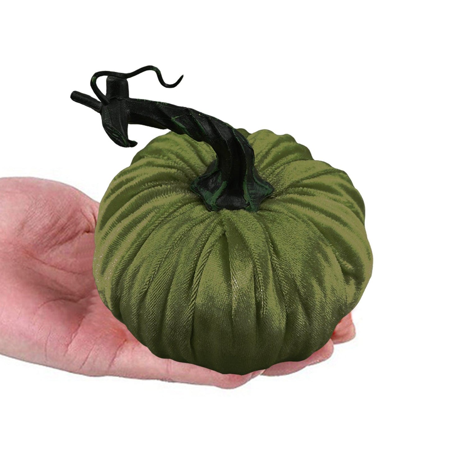 Lighteme Mini Velvet Halloween Pumpkins