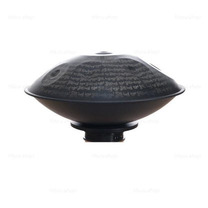 MiSoundofNature Customized Sanskrit F3 22 Inch 14(12+2) Notes Stainless Steel / Nitride Steel Handpan Drum, Available in 432 Hz & 440 Hz