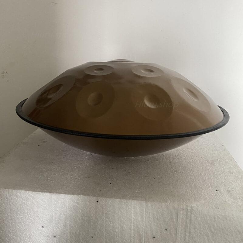 MiSoundofNature Maßgeschneiderte Handpan-Trommel 22 Zoll 14(12+2) Töne F3 Standardversion Edelstahl-Schlaginstrument, erhältlich in 432 Hz und 440 Hz 