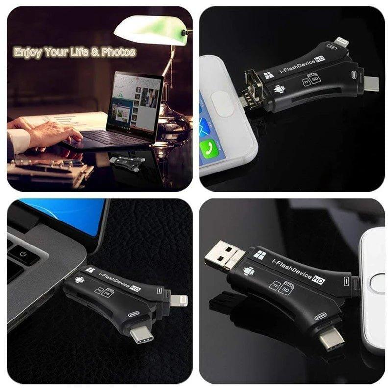 Lighteme 4 in 1 flash drive