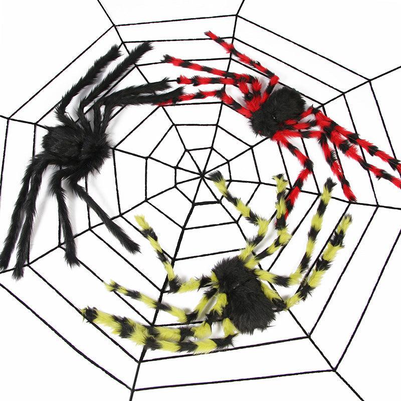 Lighteme Giant Halloween Spider Web