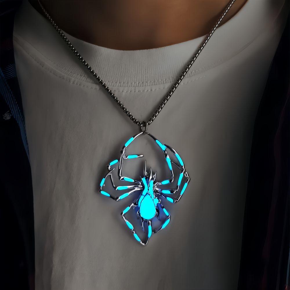 Lighteme Halloween Luminous Spider Necklace