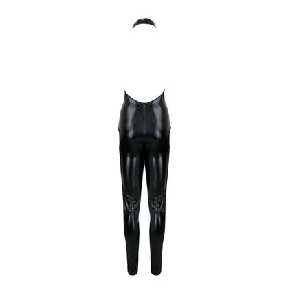 Lighteme Halloween Pentagram Halter Catsuit Costume