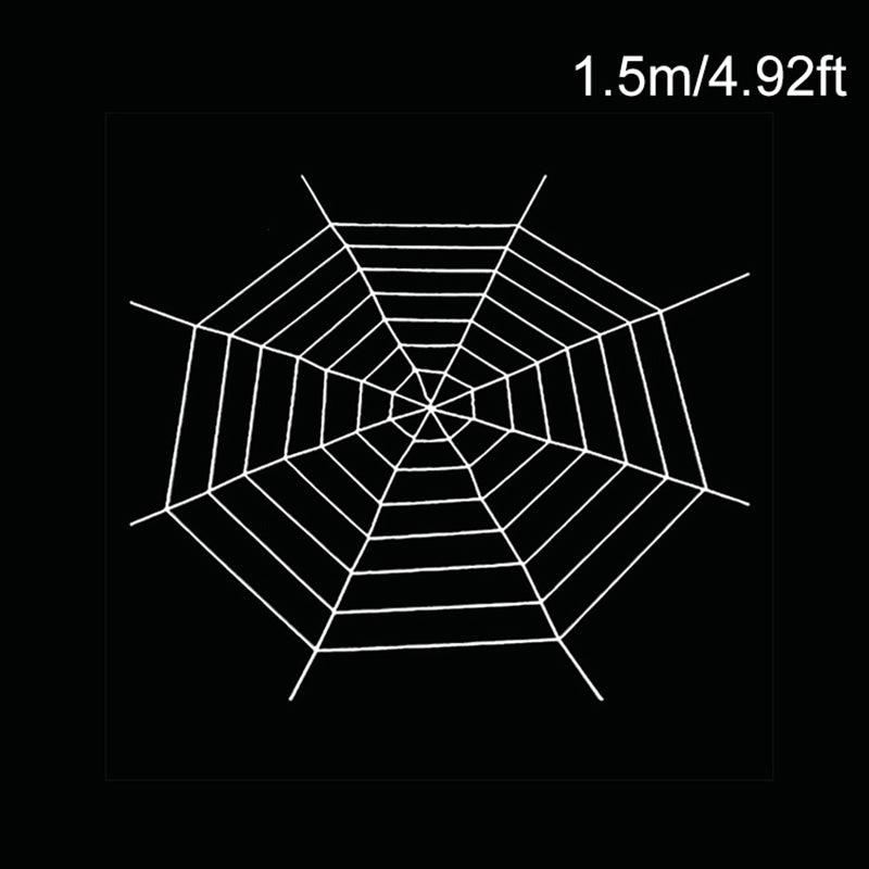 Lighteme Giant Halloween Spider Web