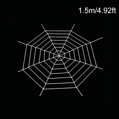 Lighteme Giant Halloween Spider Web