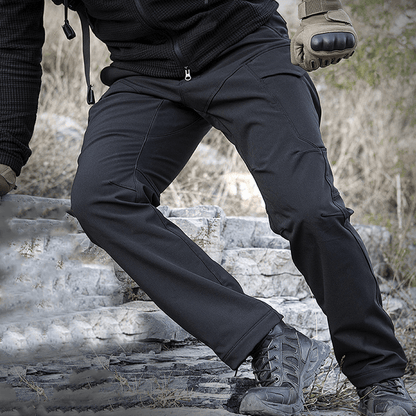 Lighteme Softshell Waterproof Tactical Pants for Winter Black