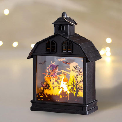 Lighteme Vintage Halloween Lantern with Flameless Candle - Set of 4