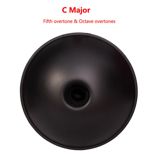 Handpan Drum 22 Inch 12 Notes Kurd / Celtic Scale, D Minor / C Major Nitride Steel Percussion Instrument, Available in 432 Hz and 440 Hz