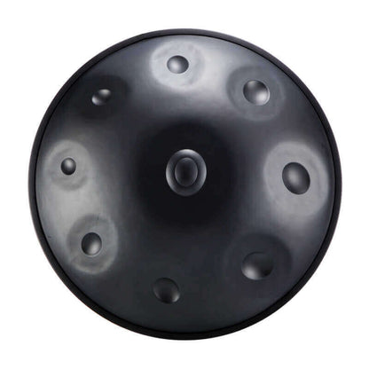 Lighteme Handpan Hand Pan Drum Kurd Scale / Celtic Scale D Minor 22 Inches 9 Notes High-end Nitride Steel Percussion Instrument, Available in 432 Hz and 440 Hz