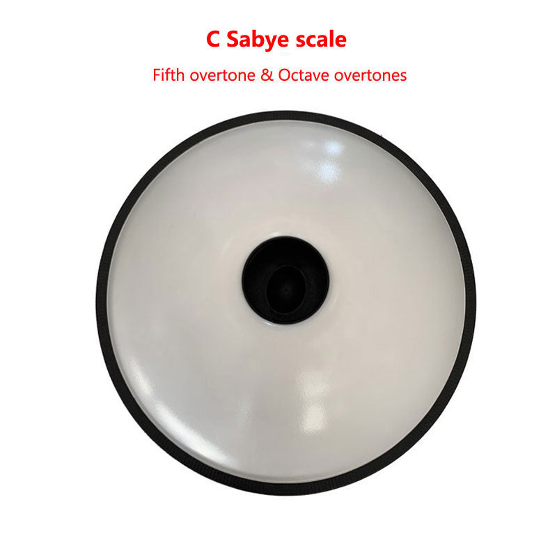 Lighteme Handmade Customized HandPan Drum C Sabye Scale 22 Inches 9 Notes 1.2mm Thickened Stainless Steel, Available in 432 Hz and 440 Hz