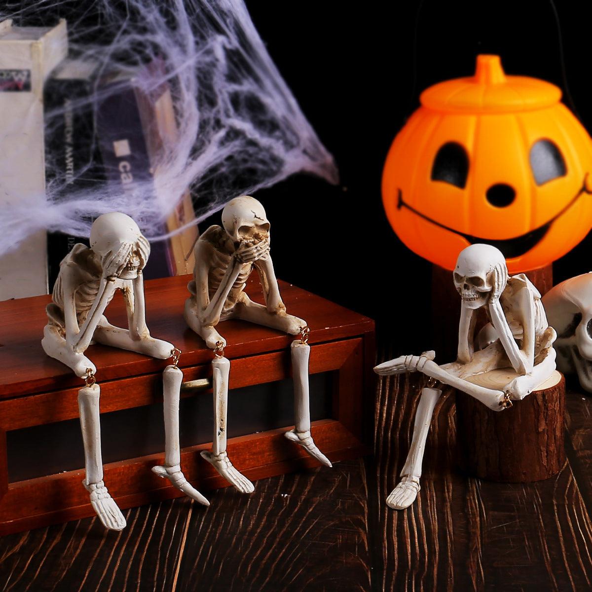 Lighteme Halloween Skeleton Ornaments | Set of 3