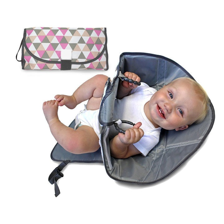 Lighteme No-mess Baby - offers all the benefits of portable changing table and a diaper holder