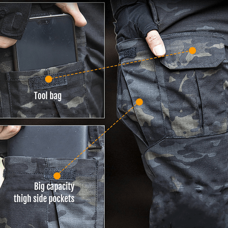 Lighteme IX8 Outdoor Waterproof Tactical Pants - Army Green