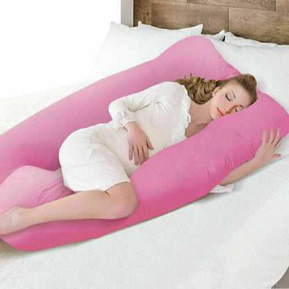 Lighteme All Night Sleep Pregnancy U Pillow- Must Have for Regular Comfort & Maternity Sleep