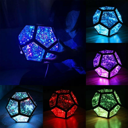 Lighteme Colorful starry sky dodecahedron night light