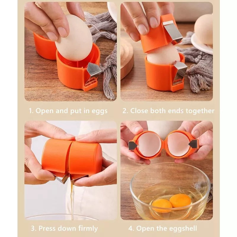 Lighteme Egg beater 1+1 Free | Say Goodbye to Messy Cracking!