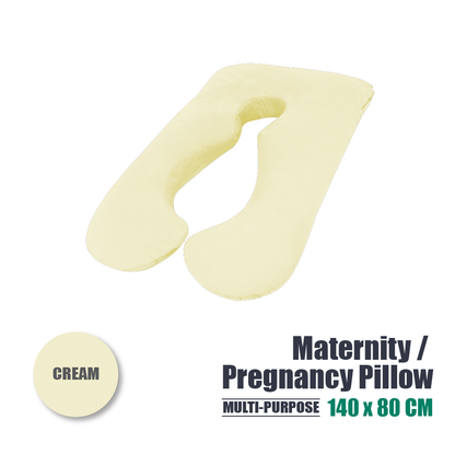 Lighteme All Night Sleep Pregnancy U Pillow- Must Have for Regular Comfort & Maternity Sleep