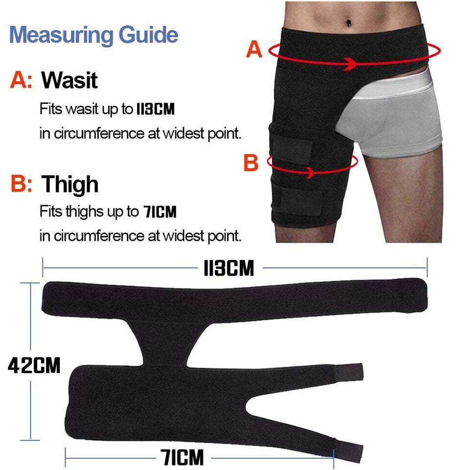 Lighteme Hip Support Compression Belt - Adjustable Support Brace for Natural Movement while working