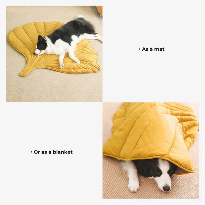 Lighteme Nature-Inspired Leaf Pet Blanket – Stylish and Comfortable