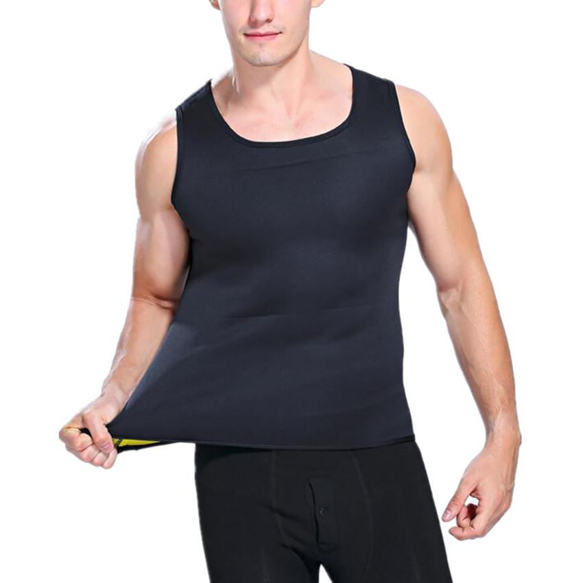 Lighteme Men's Sauna Vest Waist Shaper ~ Burn Stomach Fat!