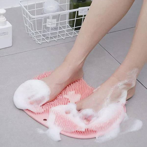 Lighteme back and foot scrubber for the shower