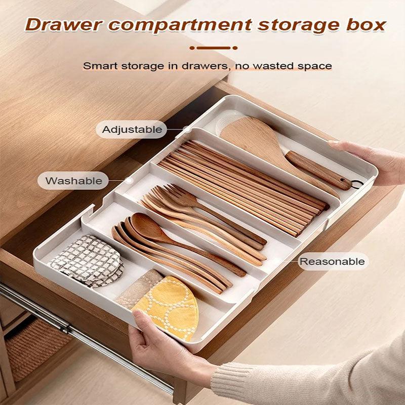 Lighteme Expandable kitchen organizer partition wall