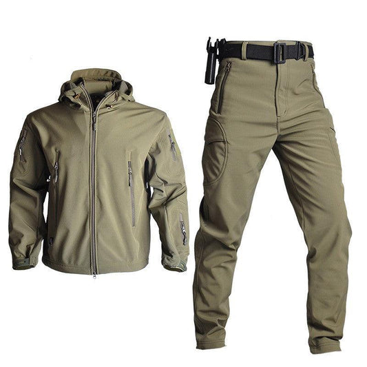 Men's Softshell Clothing Suit Waterproof Tactical Uniform